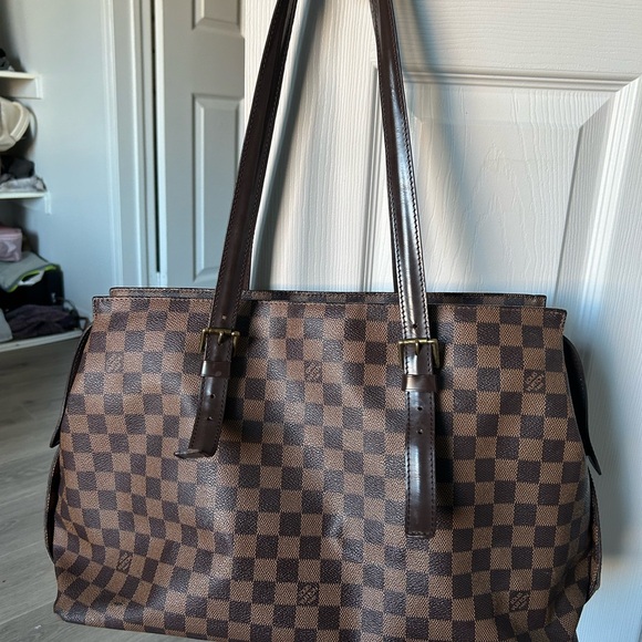 ❌ SOLD ❌Authentic Louis Vuitton Damier Ebene Chelsea Tote Bag N51119 - Picture 8 of 11